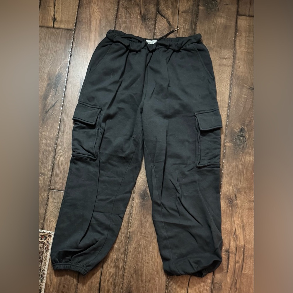 Abercrombie Gray Cargo Sweatpants and Sweatshirt Set - Picture 6 of 7